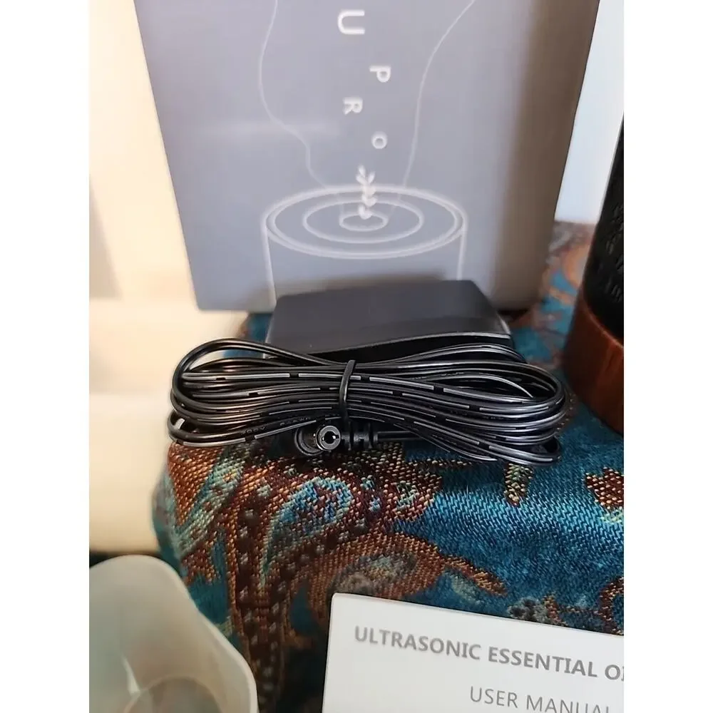 EQUSUPRO Essential Oil Diffuser 100ml Metal Aromatherapy Oil Diffuser Ultrasonic